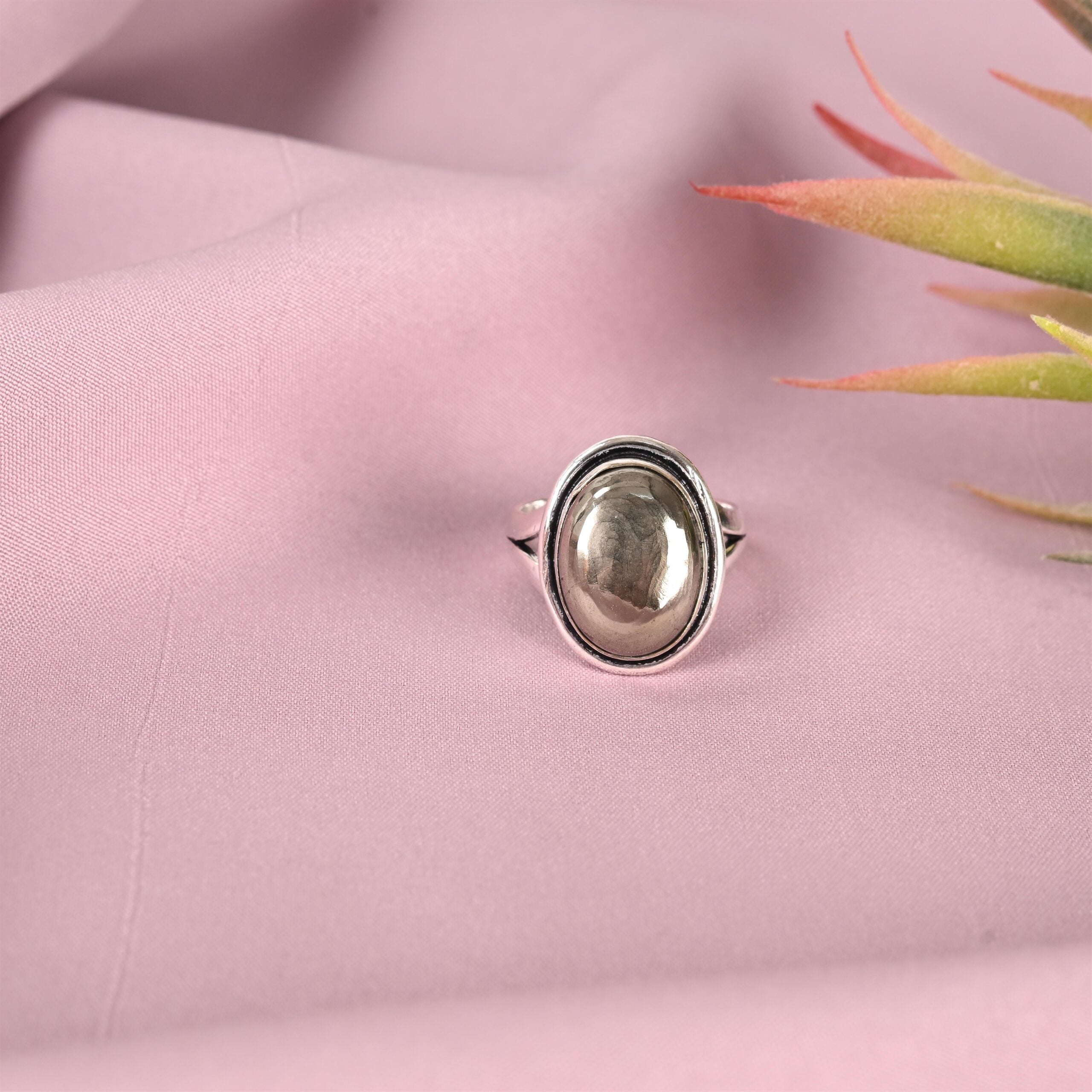 Pyrite Polished Ring